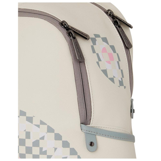 Sprayground Τσάντα πλάτης Cream Check Shark Central Savage Backpack